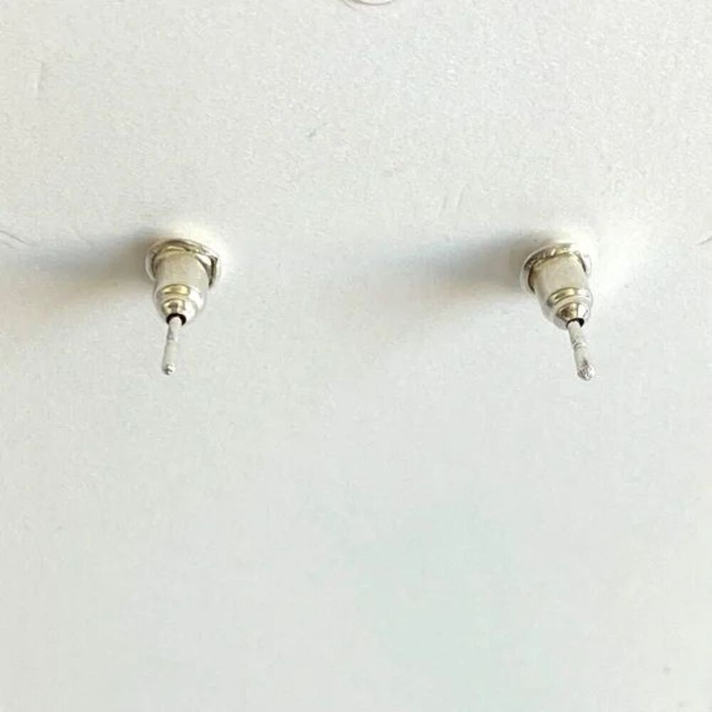 Indio Jewelry Tiny Minimalist Silver Cat Stud Earrings #119 - Picture 6 of 6